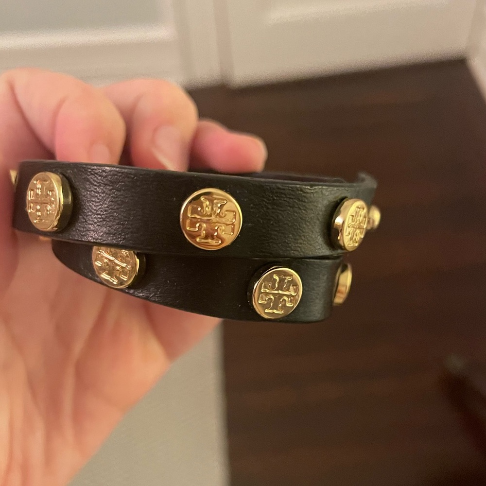 Tory Burch leather wrap bracelet
